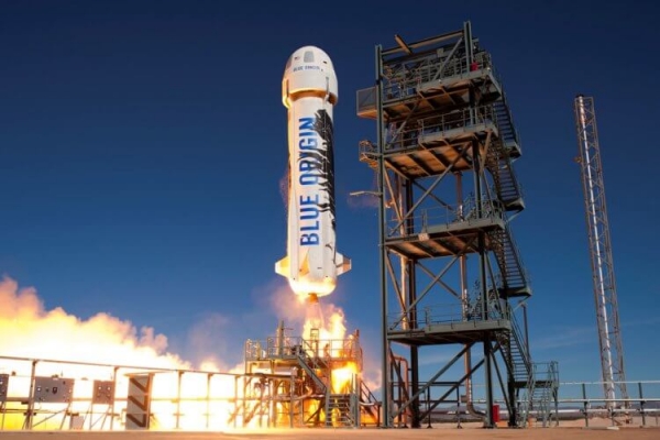 [Прямо сейчас] Blue Origin запустит и посадит ракету New Shepard