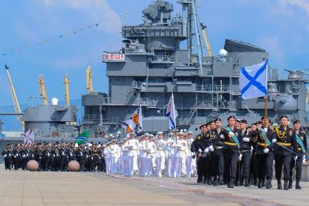 В Новороссийске прошли торжественные мероприятия в часть Дня ВМФ.
