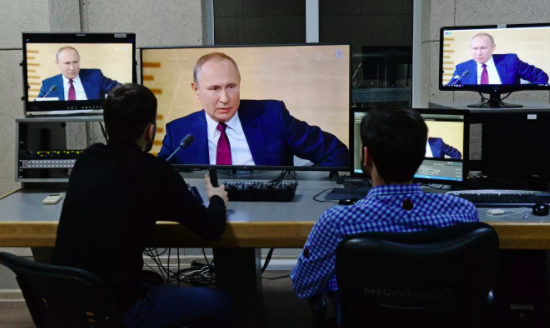 Телеканалы заложили три часа на конференцию Путина