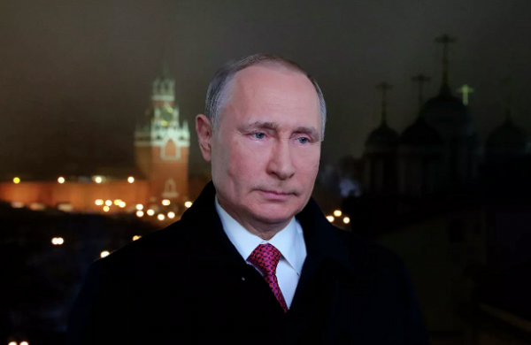 Путин поздравил россиян с Новым годом