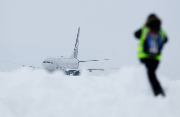 25 рейсов задержаны или отменены в аэропортах из-за снегопада